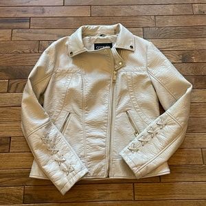 Guess faux leather moto jacket